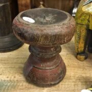 KH19 083 indian candle holder charpoy wooden 2