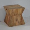 distressed hourglasses side table M-4397