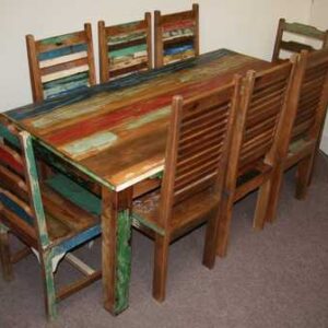 k45-rd180+dsc02474(8) indian furniture dining set reclaimed eight