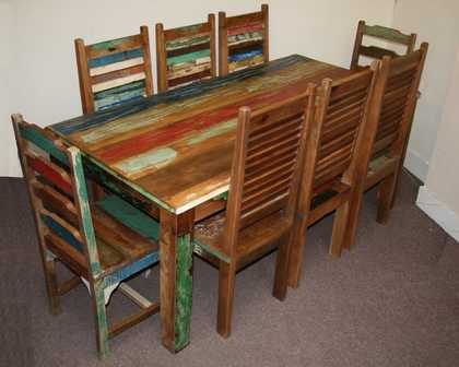 k45-rd180+dsc02474(8) indian furniture dining set reclaimed eight