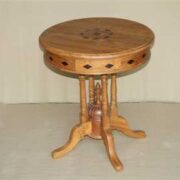 k46-dsc0456 indian furniture side table unusual round