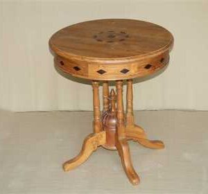k46-dsc0456 indian furniture side table unusual round