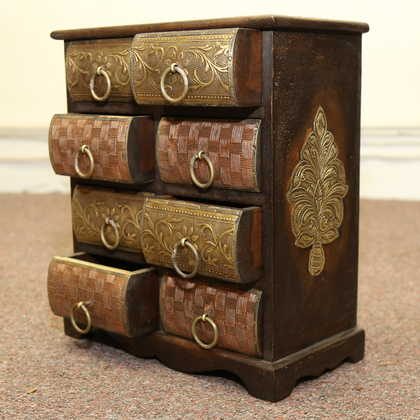 k51-579 indian furniture chest drawers jewelry unusual woah crazy