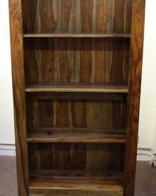 k52-R3979 indian furniture bookcase sheesham front view