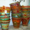 kh11-RS-88 indian furniture hand painted bucketsv