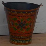 kh11-RS-88 indian furniture hand painted bucket dark