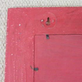 kh2-m_312 accessory photo frame vintage style red corner detail