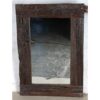 k61 80274 indian furniture mirror rustic frame