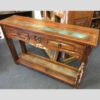 k62 40276 indian furniture console table reclaimed 2 drawer main