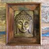 k13-RSO-51 indian picture wooden reclaimed buddha metal
