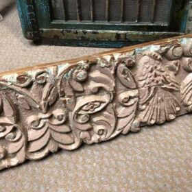 k75 4431 f indian wood carving wall panel close