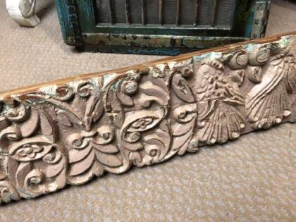 k75 4431 f indian wood carving wall panel close