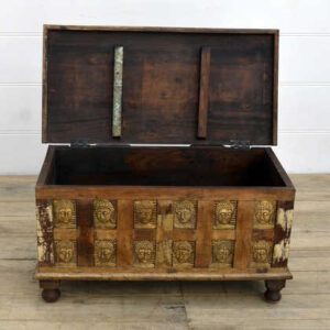 kh14-rs18-048 indian furniture reclaimed buddha trunk open