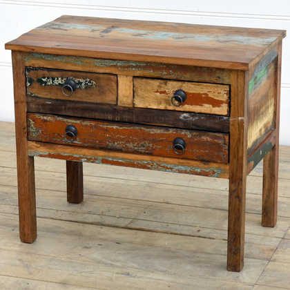 Mini Console Table With 3 Drawers Jugs Indian Furniture Uk Mini Console Table With 3 Drawers, Indian Console Table Uk