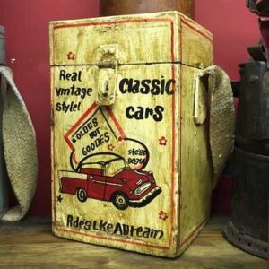kh14-rs18-072 indian furniture charity collection box classic cars