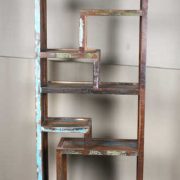 k64-60155 indian furniture unusual reclaimed bookcase display unit quirky design