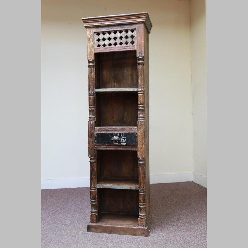 Narrow Bookcase - JUGs Indian Furniture and Accessories - Hove