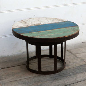 kh18 052 indian furniture side table reclaimed metal right