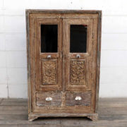 kh18 102 indian furniture cabinet reclaimed tall front