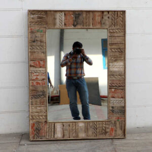 kh18 51 indian furniture mirror reclaimed natural front