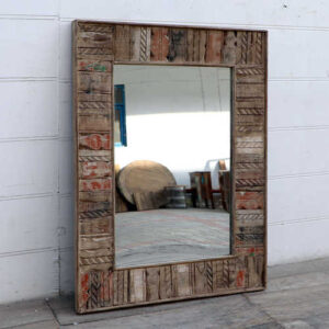 kh18 51 indian furniture mirror reclaimed natural