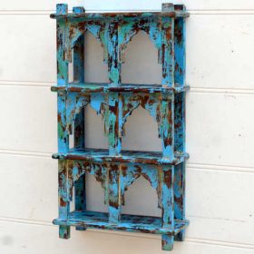 kh19 RS2020 001 india accessory mirror small arch green blue brown 4 kh19 RS2020 003 indian furniture 6 shelving wall blue mihrab 3