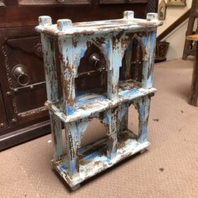 kh23 088 indian furniture mihrab style 4 hole shelf unit 13