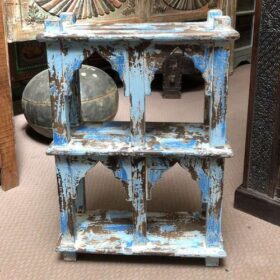 kh23 088 indian furniture mihrab style 4 hole shelf unit 15