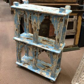 kh23 088 indian furniture mihrab style 4 hole shelf unit right