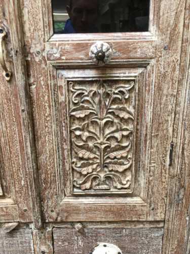 kh18 102 indian furniture cabinet reclaimed tall close right