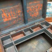 kh19 RS2020 035 indian furniture characterful blue old box open side