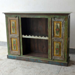 kh19 RS2020 099 indian furniture colourful unique sideboard diamond