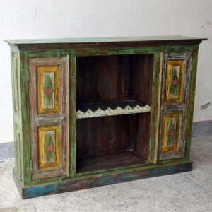kh19 RS2020 099 indian furniture colourful unique sideboard diamond side