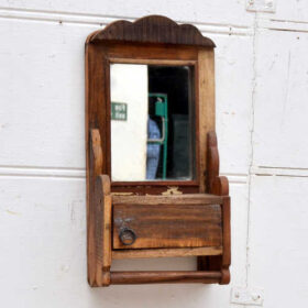 kh19 RS2020 060 indian hanging barbers mirror reclaimed