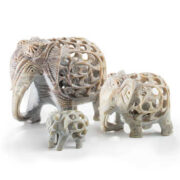EL82 namaste accessory gifts elephant small undercut soapstone range