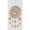 MD221 namaste indian accessory gifts metal hanging elephants