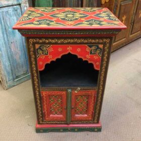 k72 9357 Painted Mihrab Cabinet Front
