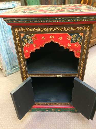 k72 9357 Painted Mihrab Cabinet Open