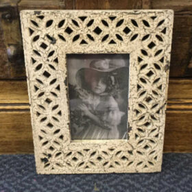 kh12 m 9208 indian photo frame flower carved front