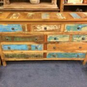 kh16 RS18 60 indian furniture sideboard drawers storage reclaimed front