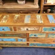 kh16 RS18 60 indian furniture sideboard drawers storage reclaimed top