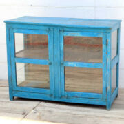 kh19 RS2020 096 indian furniture cabinet glass panelled right