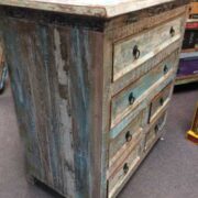 k73 40208 indian furniture pastel chest of drawers left
