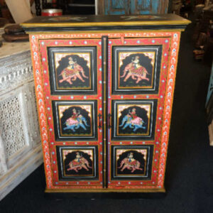 k74 10 indian furniture black hand painted cabinet front