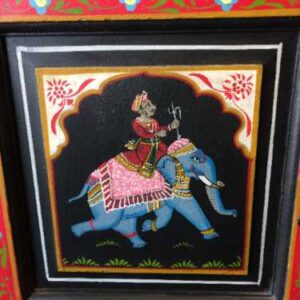 k74 10 indian furniture black hand painted cabinet close