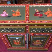 k74 8 indian furniture sideboard hand painted green small top
