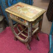 k74 62 indian furniture side table hand painted unique main