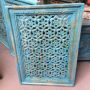 k74 90 indian accessories wall panel agua green carved star main