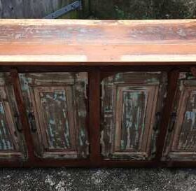 k74 544 indian furniture sideboard shallow 4 door top