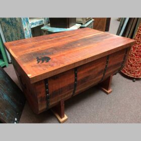 k74 34 indian furniture trunk coffee table storage barrel main